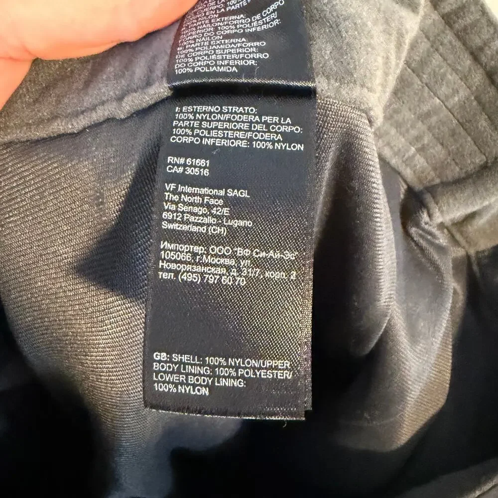 The North Face HyVent Ski Snow Pants Black Men's XL